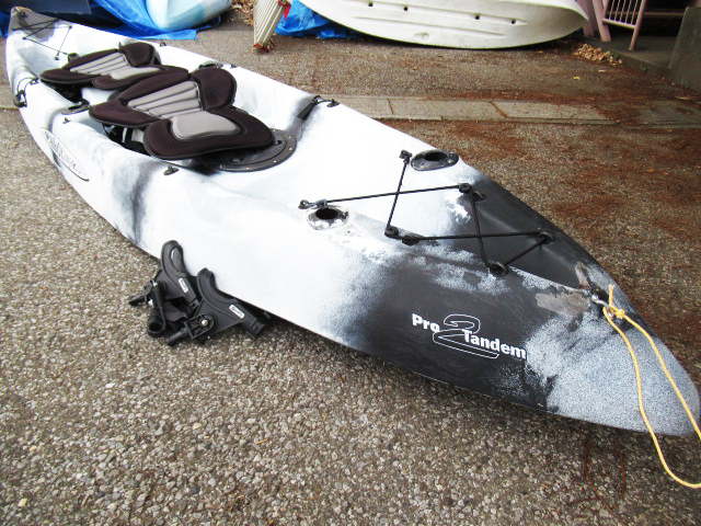 malibu kayaks マリブカヤックス プロ2タンデム 二人乗カヤック プロタンデム2 pro tandem 2 手渡し 補修歴あり 管理5Y0521V