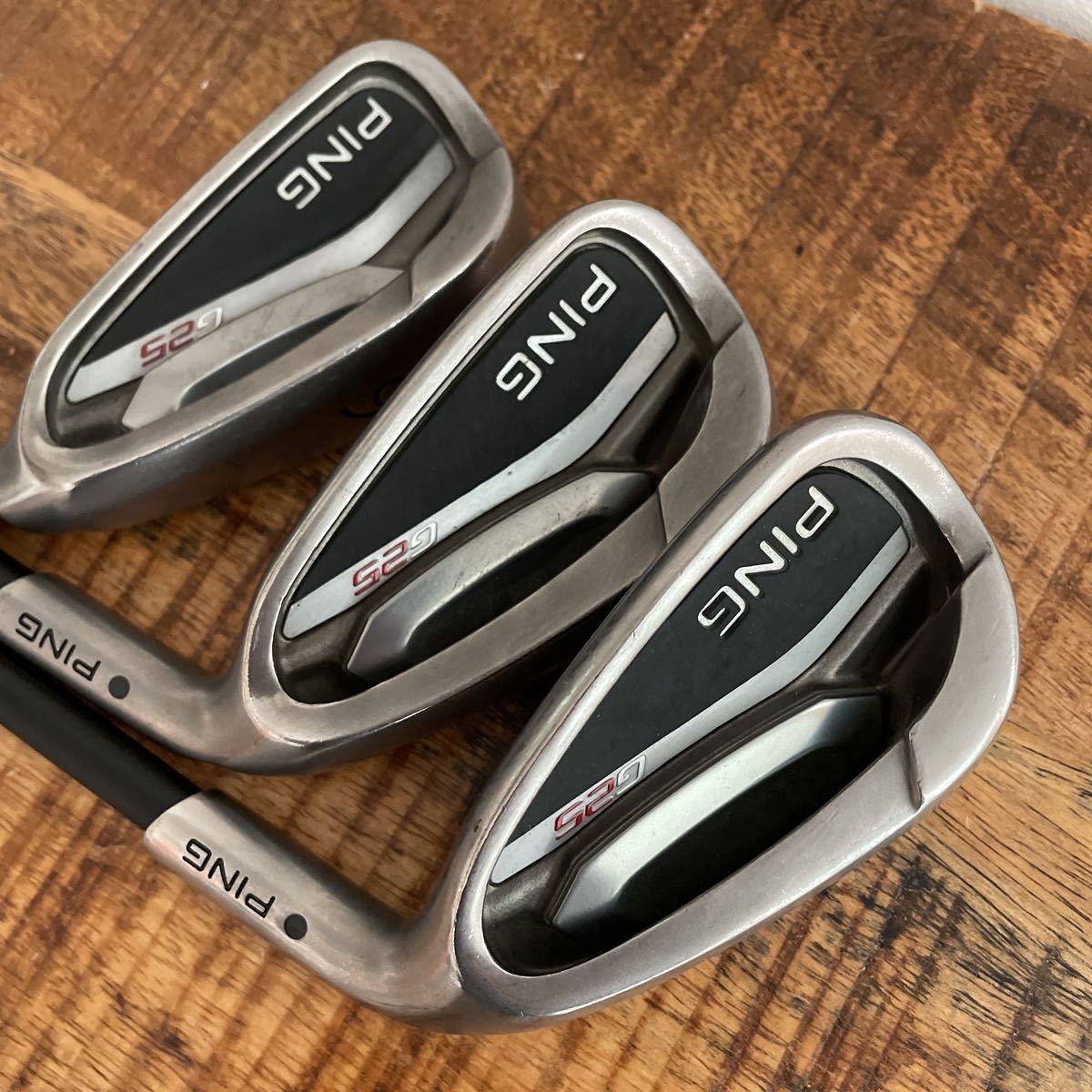 PING G25 アイアン 3本セット 6 8 w TFC189 フレックスS カラーコード 