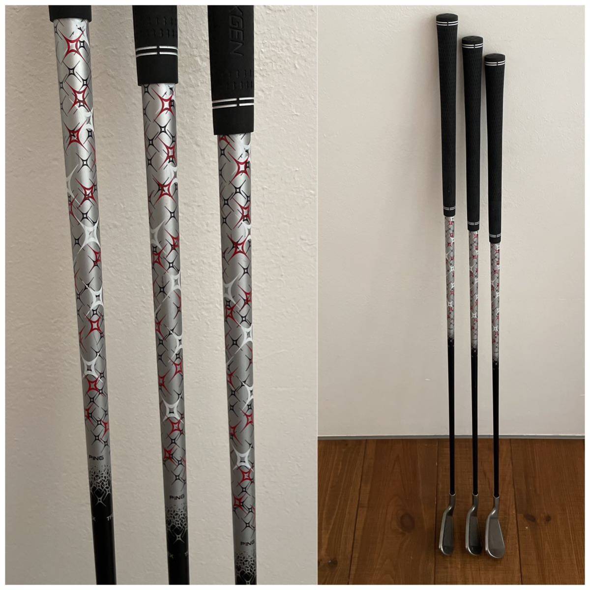 PING G25 アイアン 3本セット 6 8 w TFC189 フレックスS カラーコード 