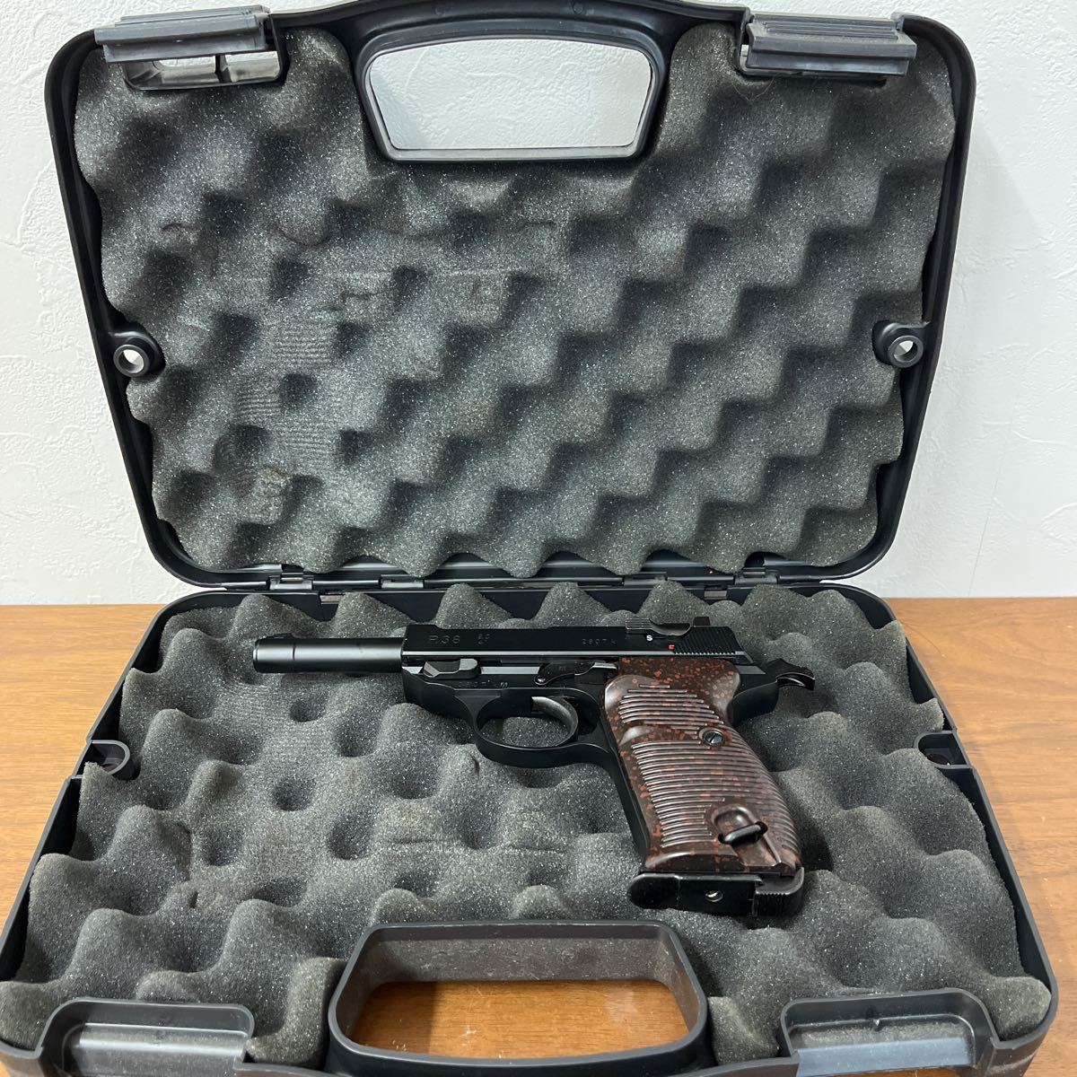 UTn146 35 ワルサー P38 AC41 2807k マルゼン 6mm JASG ガスガン ハードケース付き