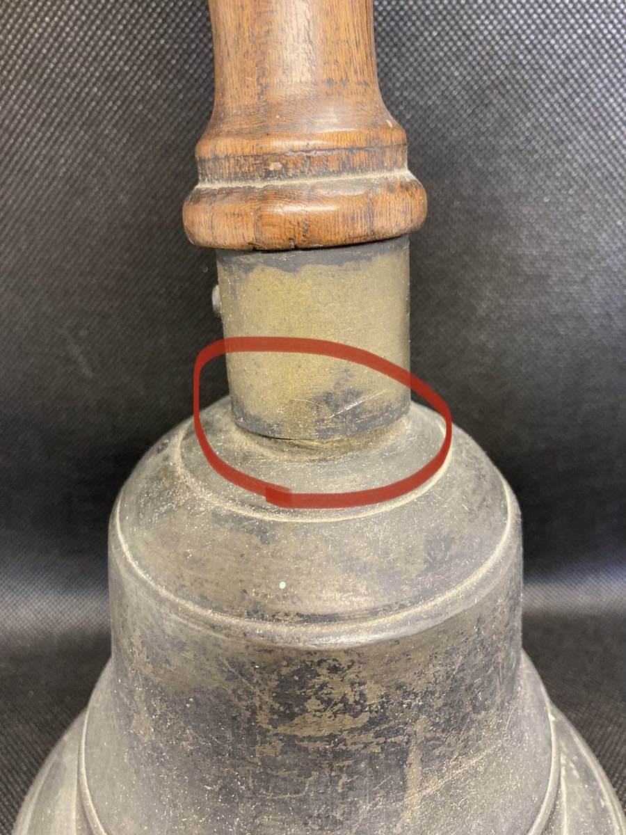 当時物 振り鐘 半鐘 ハンドベル 金属製 昭和レトロ アンティーク  