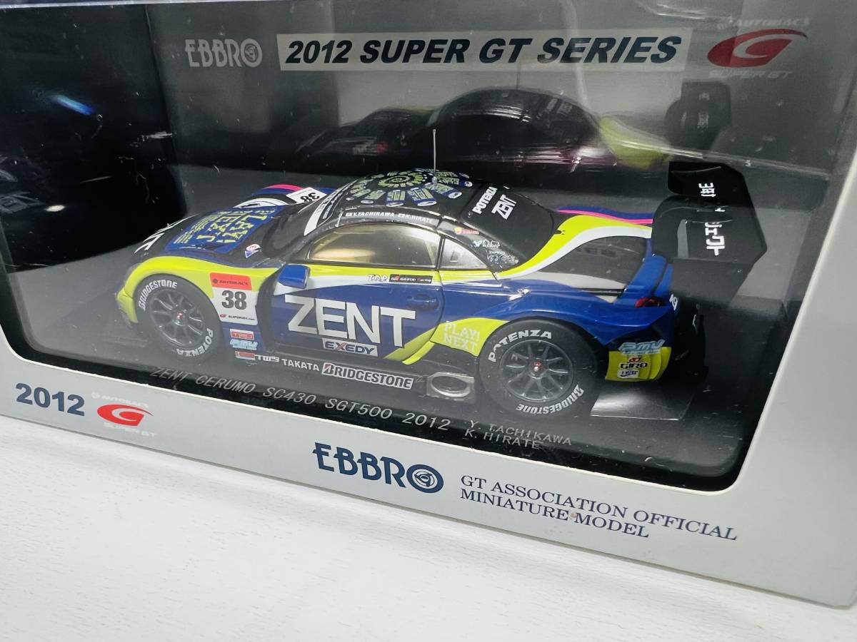 エブロ EBBRO 1/43 44736 ゼント セルモ SC430 スーパーGT 500 2012#38