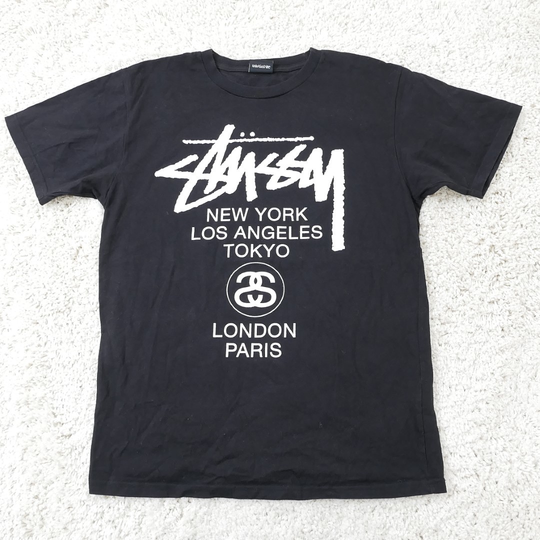 バランスが良い両面プリント！【 STUSSY (S) 】メンズ ステューシー