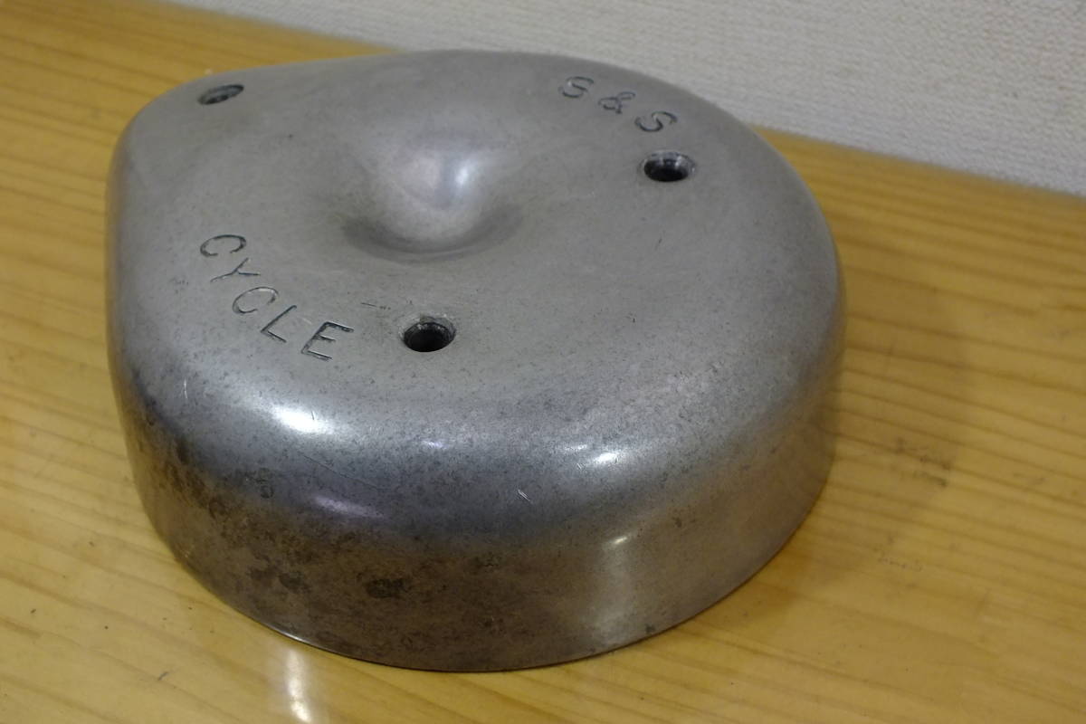◇ 当時物 S&S CYCLE ティアドロップエアクリーナー アルミ地 上部削り 