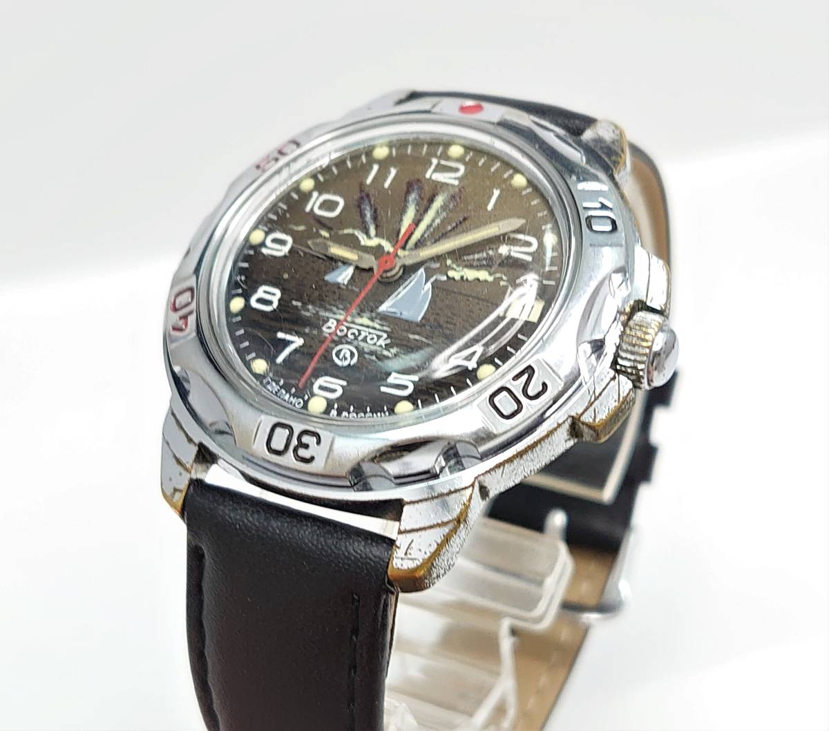 ビンテージVostok Komandirskie 手巻きボストーク コマンダスキー ソ連 