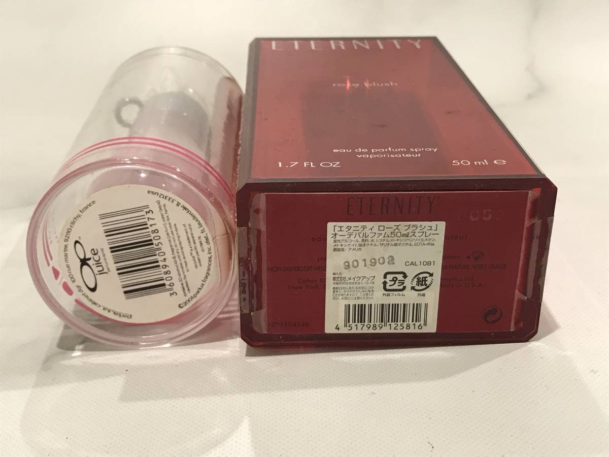驚きの破格値，大人気 CALVIN KLEIN ETERNITY rose blush　50ml　香水 カルバンクライン エタニティ ローズブラッシュ オードパルファム