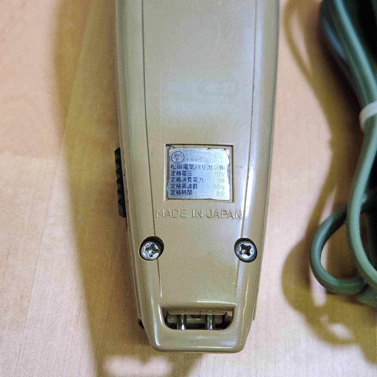 ☆動作確認済 松岡電気 マツオカバリカン 電気バリカン 理容 美容