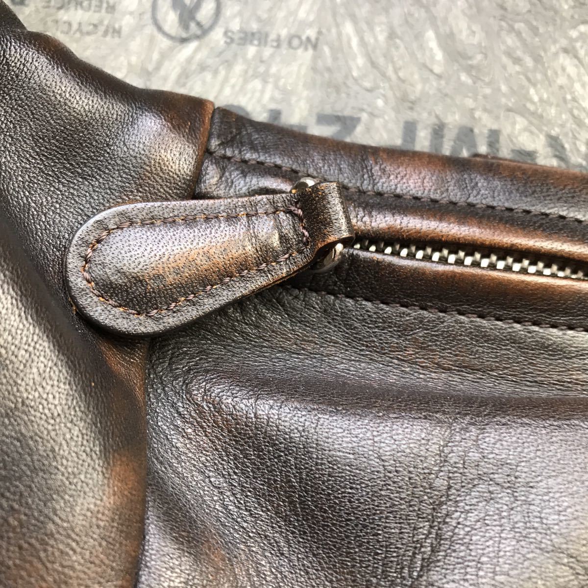 OLD JOE PATINA HORSE HIDE BELT BAG PATINA BROWN オールド OLD JOE PATINA HORSE HIDE BELT BAG PATINA BROWN オールド