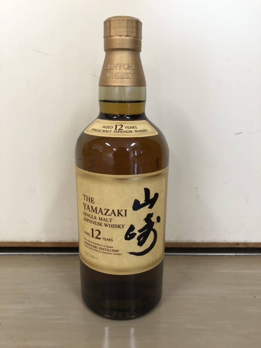 サントリー 山崎12年 シングルモルトウイスキー 未開封品 700ml 43%