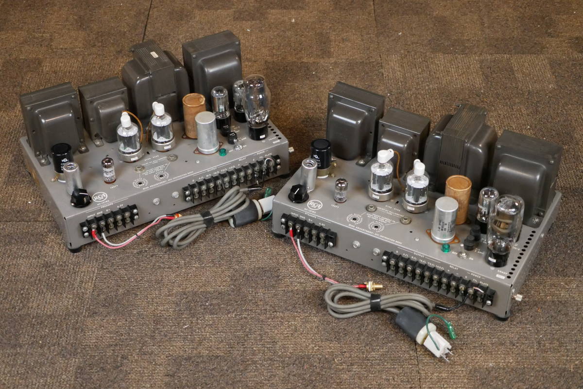 RCA Victor MI-12182-A 6146pp 真空管パワーアンプ パワフルなシアター