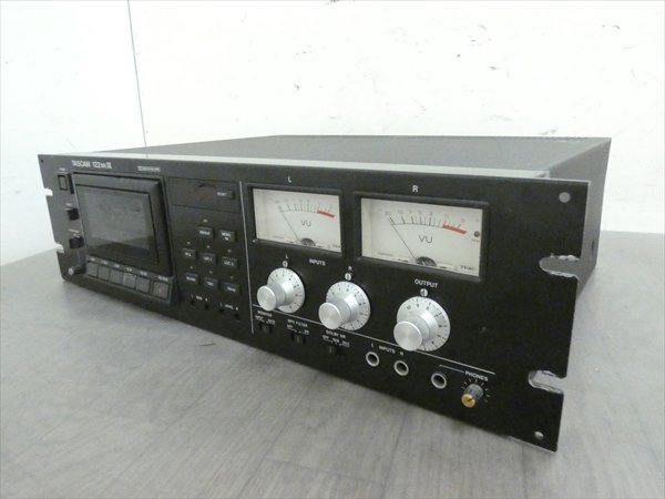 現状品☆TASCAM/タスカム☆業務用ステレオカセットデッキ☆122MKIII 管