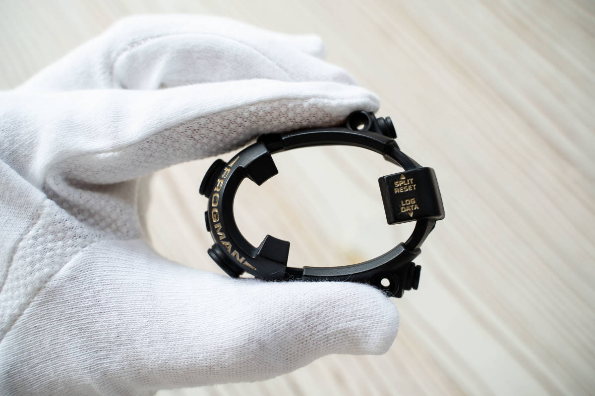 送料無料) G-SHOCK フロッグマン ベルベゼ染色カスタム 金文字 DW 