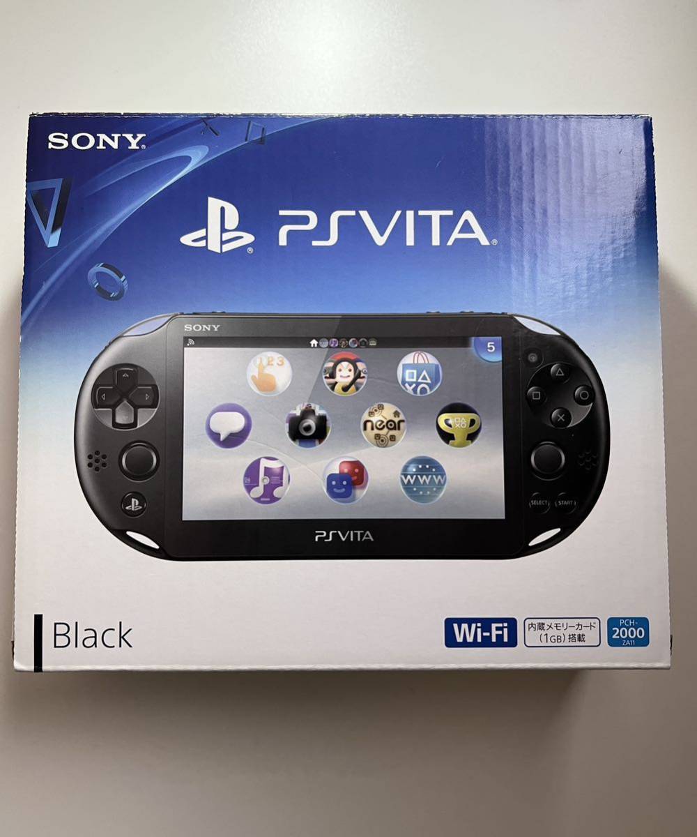 PS Vita PCH-2000 ブラック PlayStation Vita Wi-Fiモデル 匂いあり