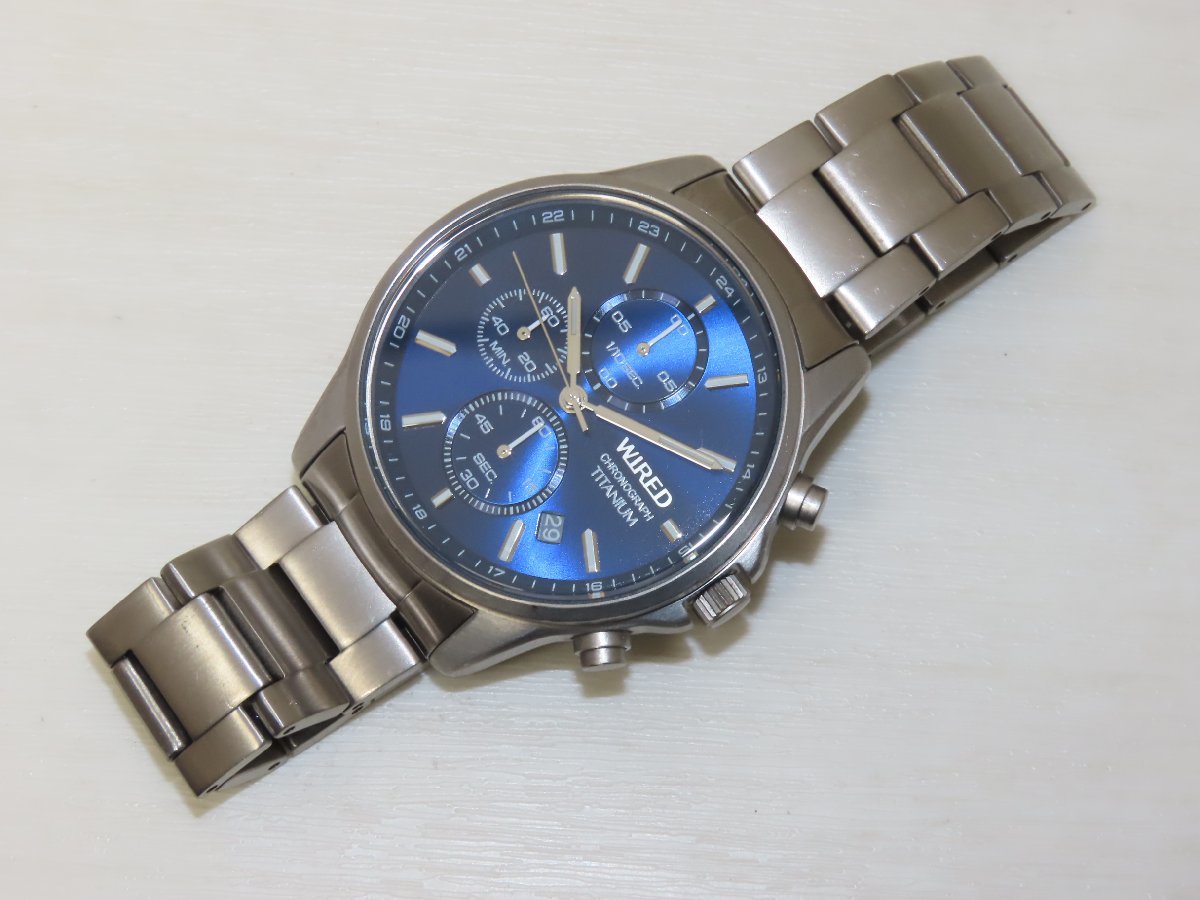 ☆SEIKO WIRED セイコー ワイアード ≪VD57-KCE0≫ クォーツ クロノ 