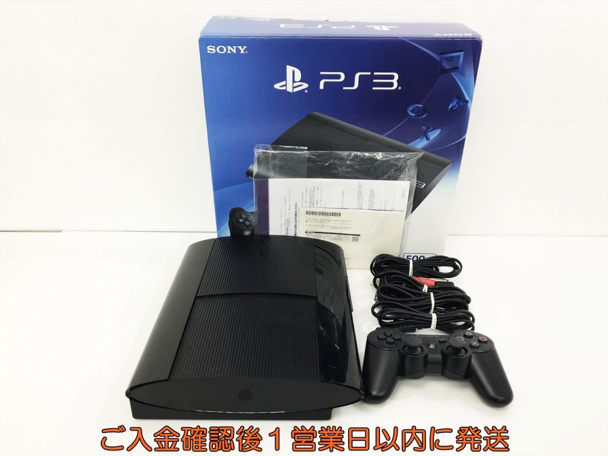 1円】PS3 本体 セット 500GB ブラック SONY PlayStation3 CECH-4300C 