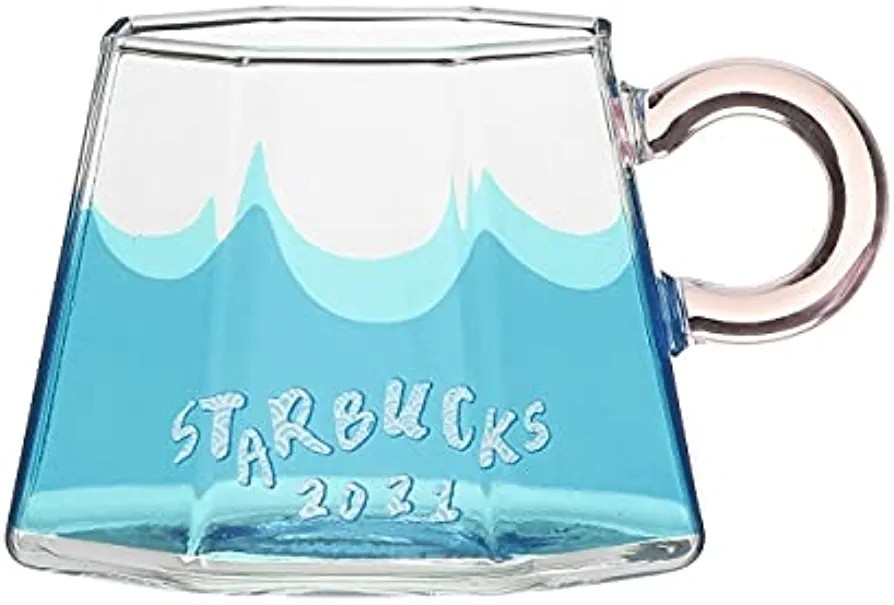 Starbucks スターバックス 2021 グラスマグ 富士山 355ml マグカップ スタバ タンブラー