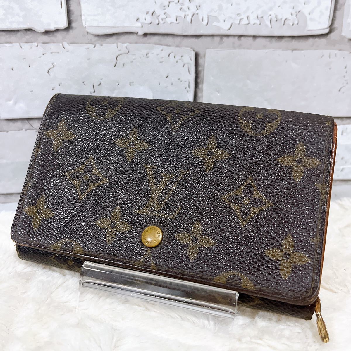 LOUIS VUITTON ルイヴィトン モノグラム L字ファスナー 財布 折り財布 カードケース 小銭入れ ポルトフォイユ トレゾール