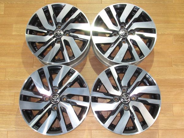 トヨタM900Aルーミー純正 5J-14 off+35 pcd100/4H ハブ径54ミリ アルミ 