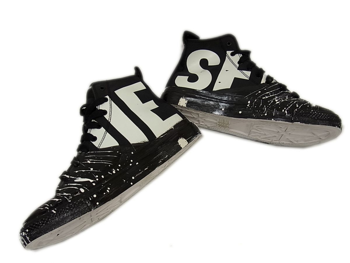 未使用◇DIESEL S-ASTICO MC SNEAKERS ハイカットスニーカー 