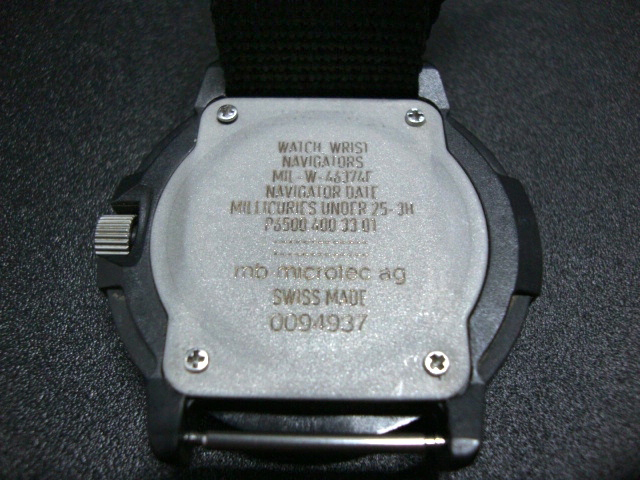 定価3.6万スイス製 traser Type 6 P6500ブラック米軍USA実物デイト 