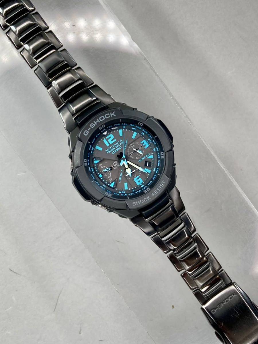極美品 G-SHOCK GW-3000BD-1AJF グラビティマスター スカイ 
