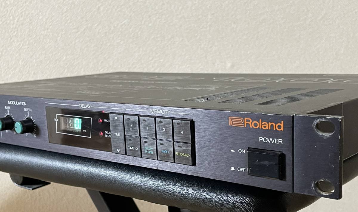Roland SDE-1000 & DEP-3 デジタルディレイ リバーブ 2U木製ラック入 
