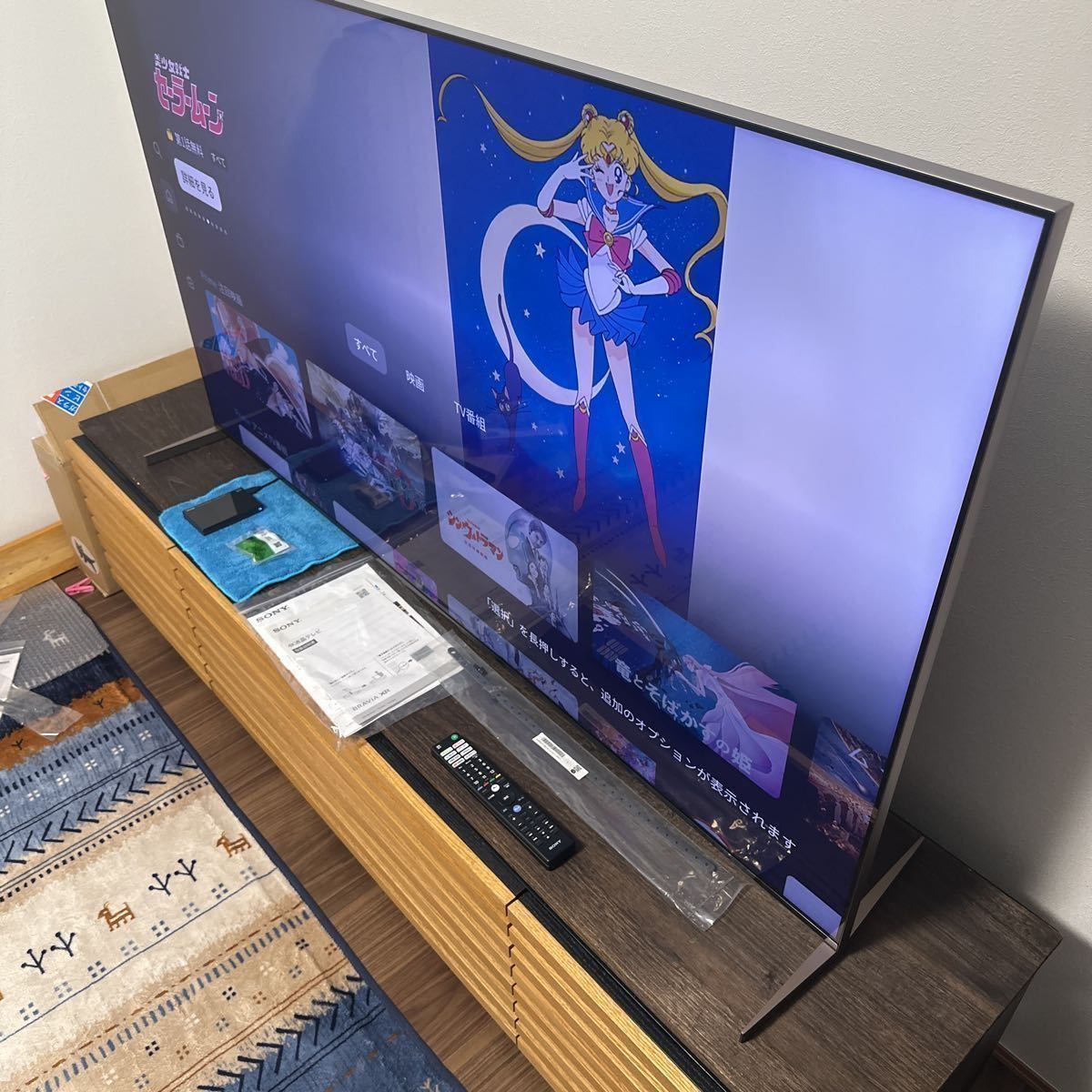 SONY BRAVIA 65インチ 4Kテレビ 外付けHDD2TB付き