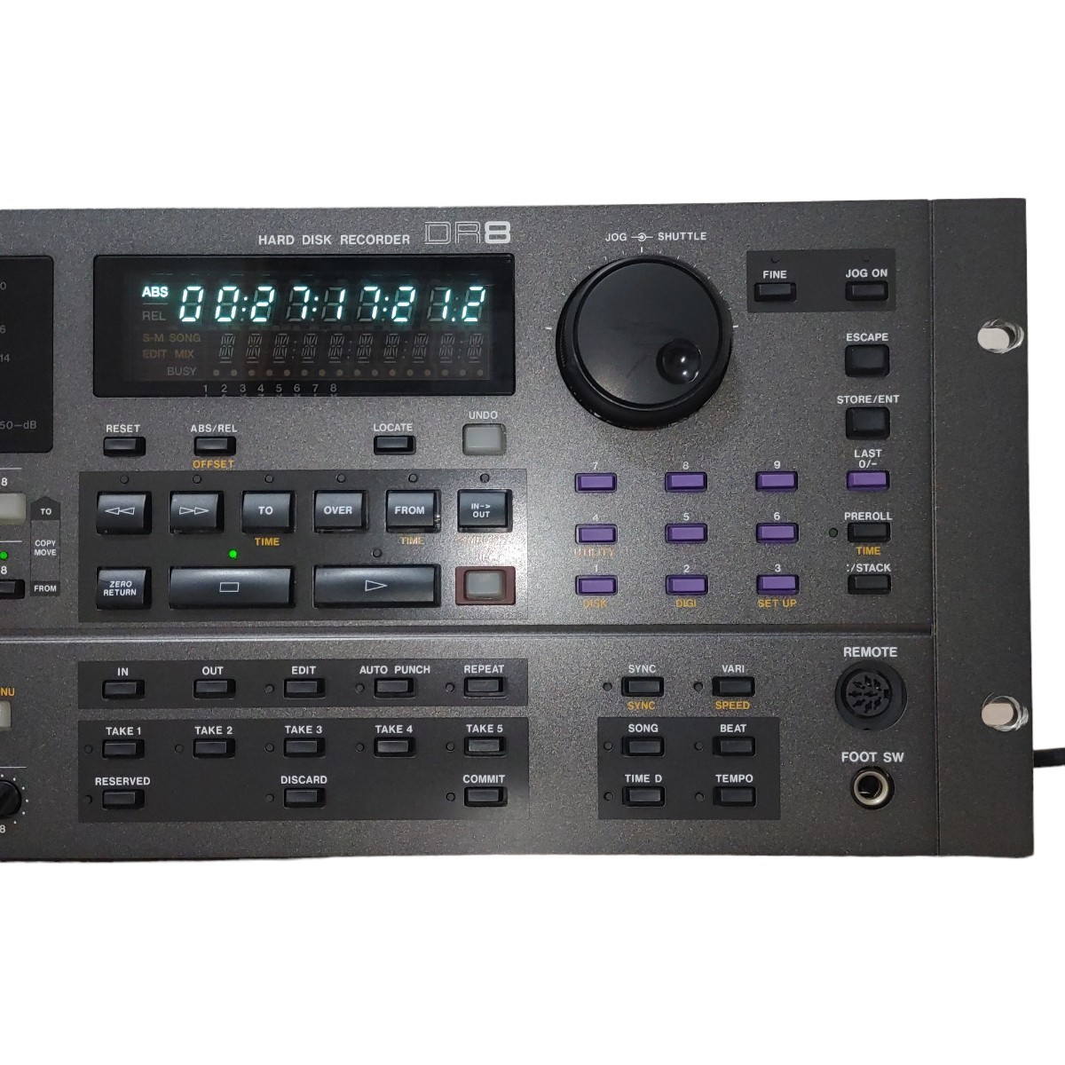 ☆AKAI DR8 8トラックハードディスクレコーダーアカイ☆動作品