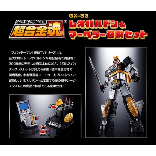 超合金魂 レオパルドン&マーベラー召喚セット スパイダーマン アクロス  