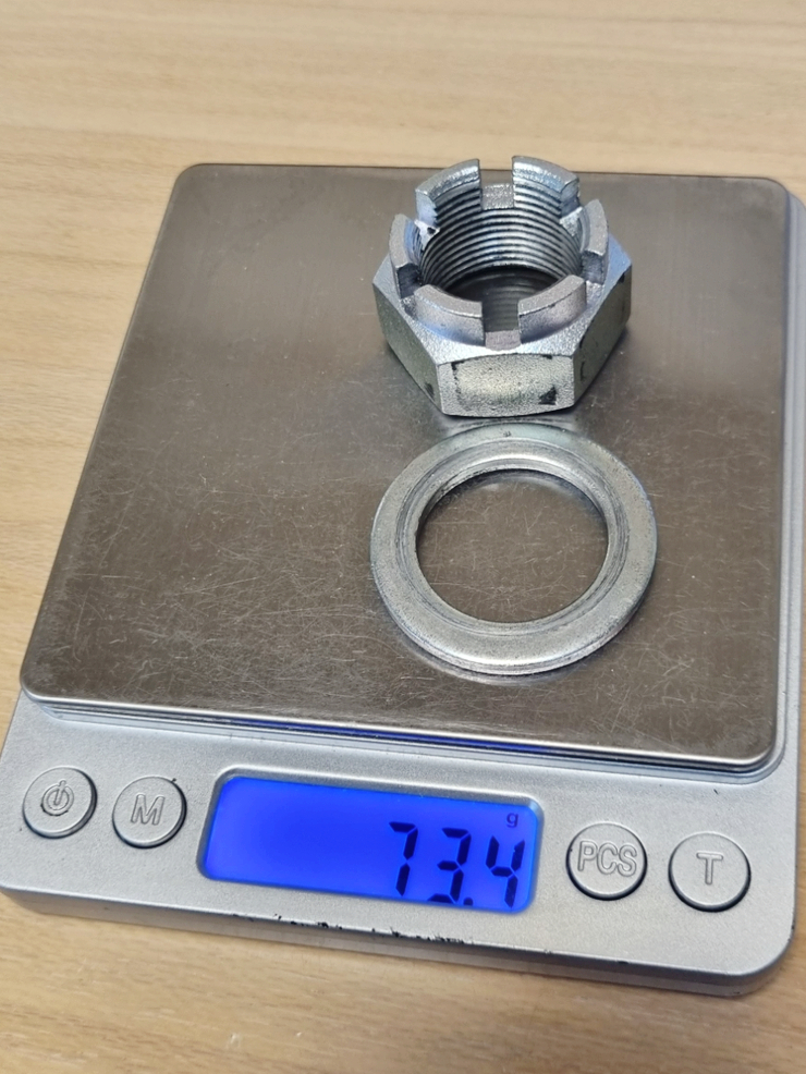 143-A-2 カワサキ ZX-10R チタン合金 フロントアクスル カラー パーツ