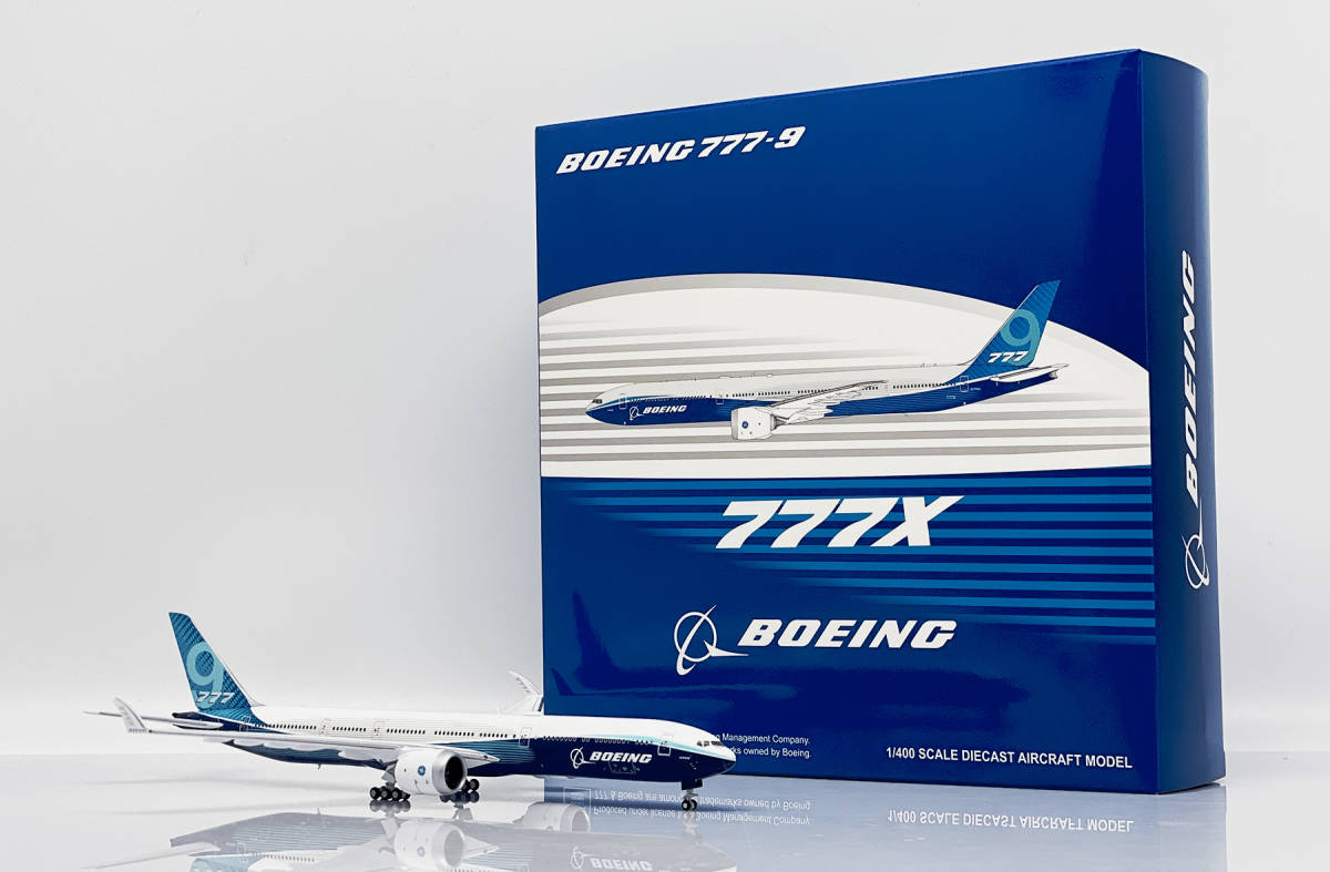 JCwings B777-9X＆B787-10 2機セット デモカラー1/400 Jcwings ボーイング 777-9X N779XX ハウスカラー 1/400(民間航空機