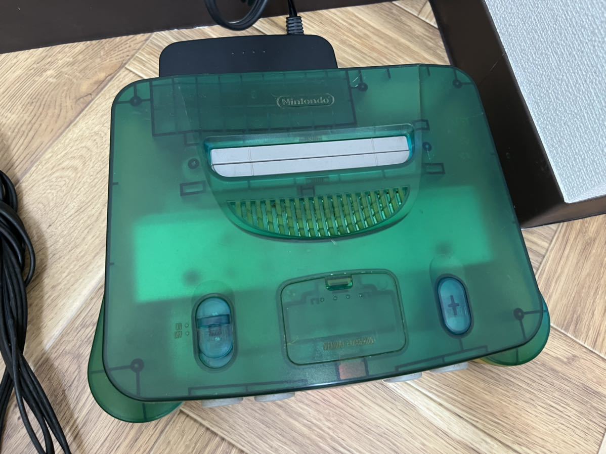 ★NINTENDO64★ニンテンドー64 任天堂 ニンテンドー 周辺機器 コントローラー付 NUS-001 希少 ゲーム機 通電確認済_3