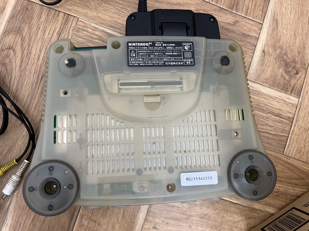 ★NINTENDO64★ニンテンドー64 任天堂 ニンテンドー 周辺機器 コントローラー付 NUS-001 希少 ゲーム機 通電確認済_4