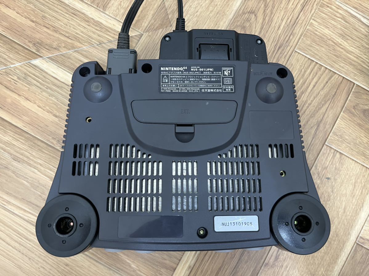 ★NINTENDO64★ニンテンドー64 任天堂 ニンテンドー 周辺機器 コントローラー付 NUS-001 希少 ゲーム機 通電確認済_7