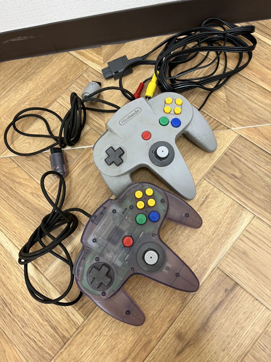 ★NINTENDO64★ニンテンドー64 任天堂 ニンテンドー 周辺機器 コントローラー付 NUS-001 希少 ゲーム機 通電確認済_8