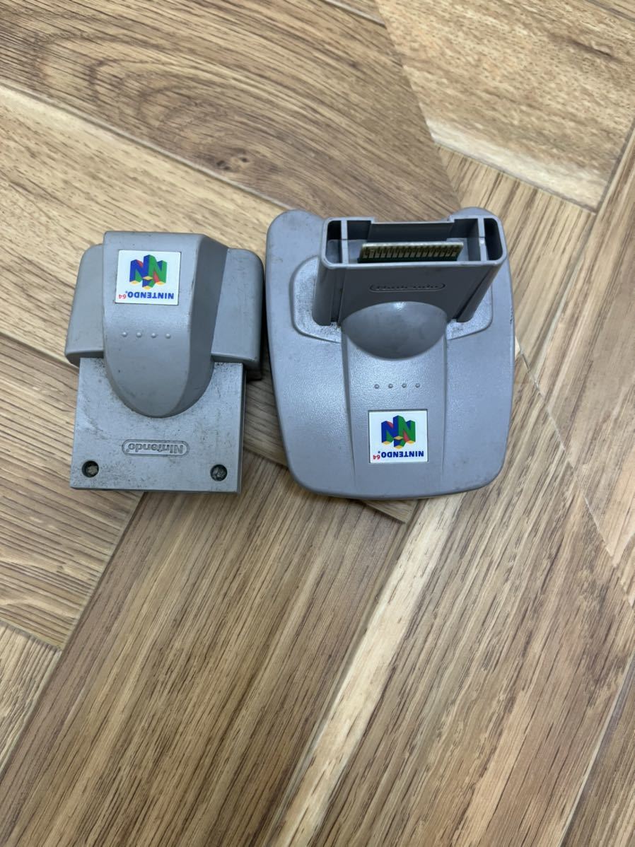 ★NINTENDO64★ニンテンドー64 任天堂 ニンテンドー 周辺機器 コントローラー付 NUS-001 希少 ゲーム機 通電確認済_9