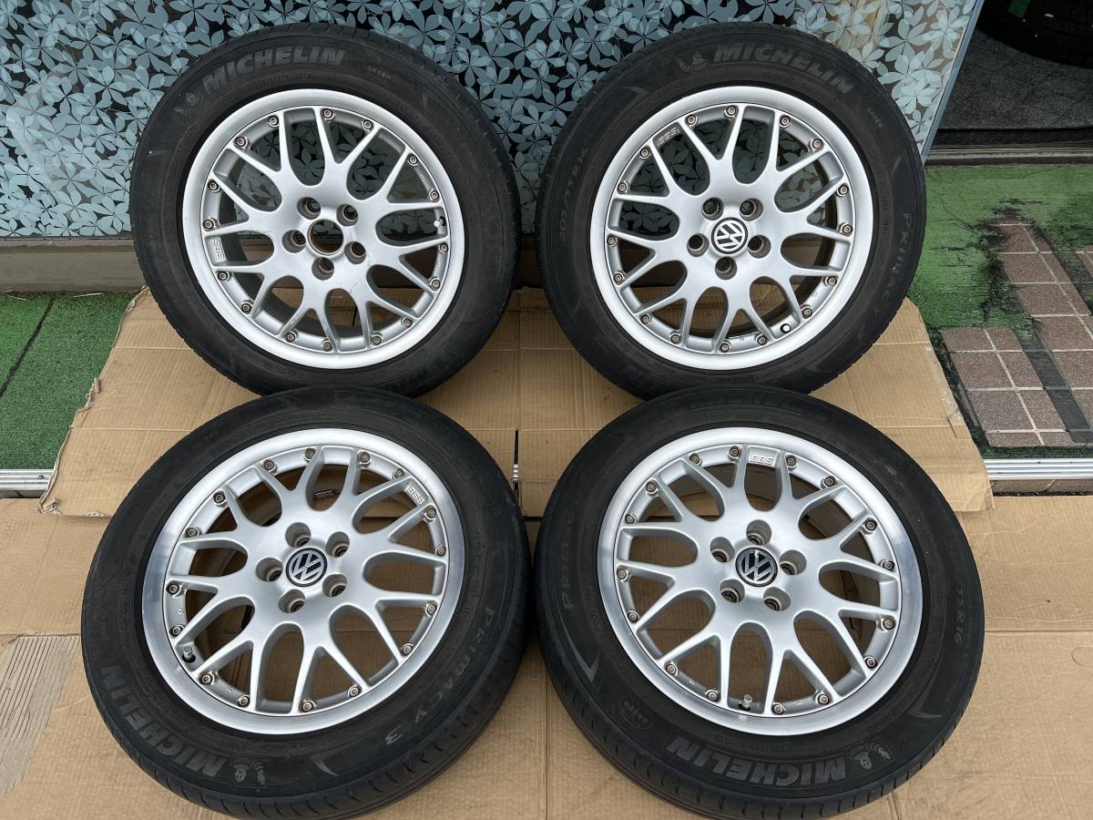 VW ワーゲン 純正 BBS RS771 16インチ 6.5J +42 PCD100 5穴/ミシュラン 
