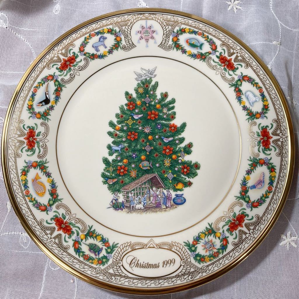 宝）【同梱可】LENOX レノックス 限定 お皿 クリスマスプレート イヤー