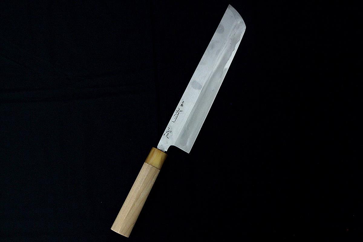 特製 包丁 鱧切包丁 霞 朴柄 | 日本製 有次 美品｜