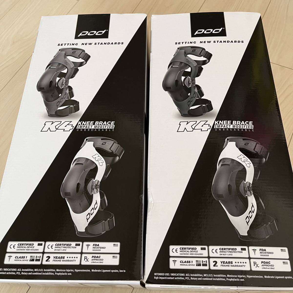 早い者勝ち!!値引き交渉可 POD K4 2.0 ニーブレース M/L モトクロス 