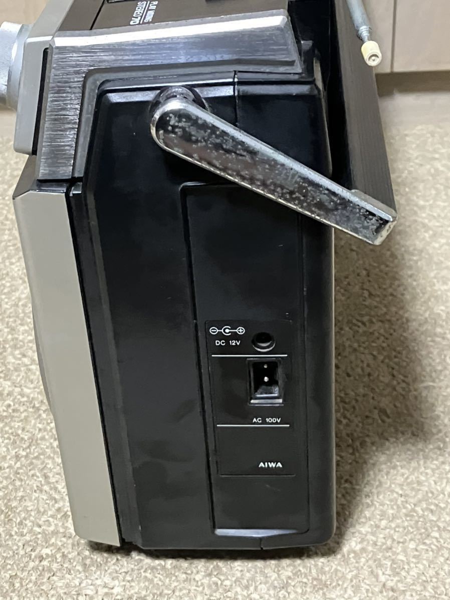 AIWA】アイワ STEREO70 ラジカセ CS-70 昭和レトロ ジャンク(ラジカセ