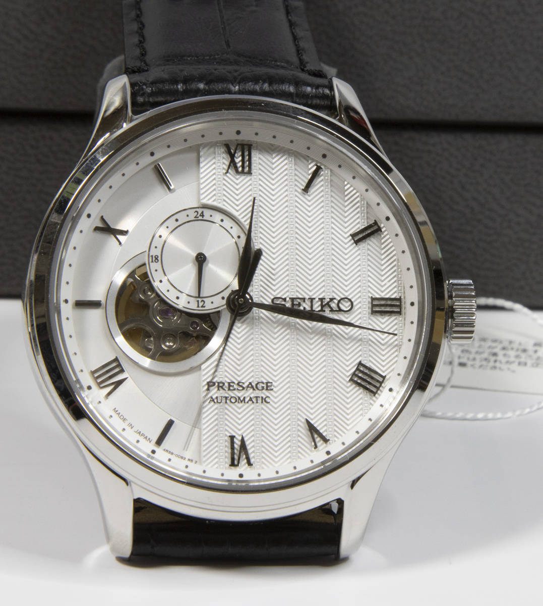 プレサージュ セイコー 4R39-00W0 自動巻き SEIKO 腕時計 裏スケ 