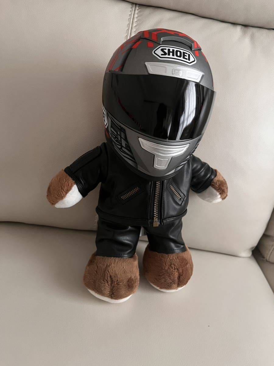 BMW ベアー テディベアぬいぐるみ shoeiヘルメット ライダーぬいぐるみ