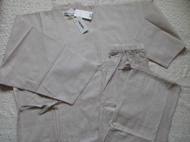 WELDON 新品　作務衣　（L）　綿100％　日本製　百貨店購入