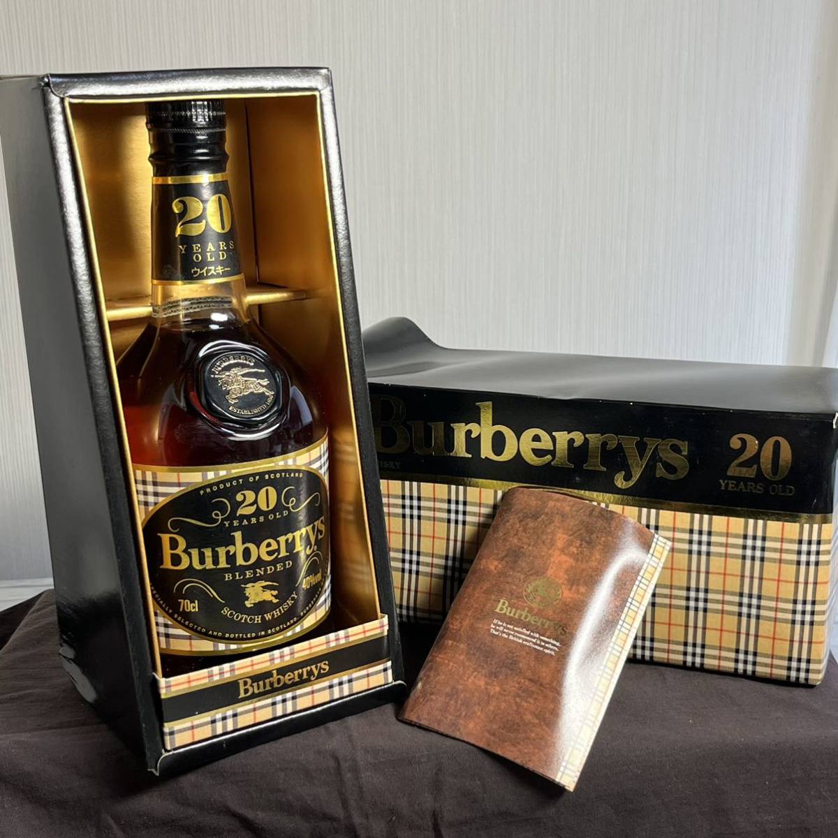 未開栓 Burberrys バーバリー 20年 スコッチ ウイスキー 700ml 古酒 箱