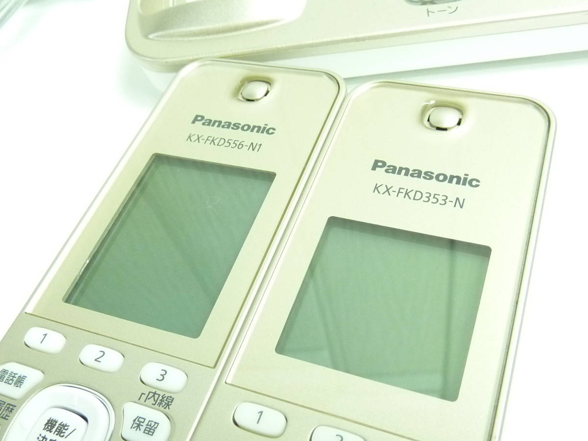 2. Panasonic VE-GD78-N【動作確認済】美品 コードレス電話機 