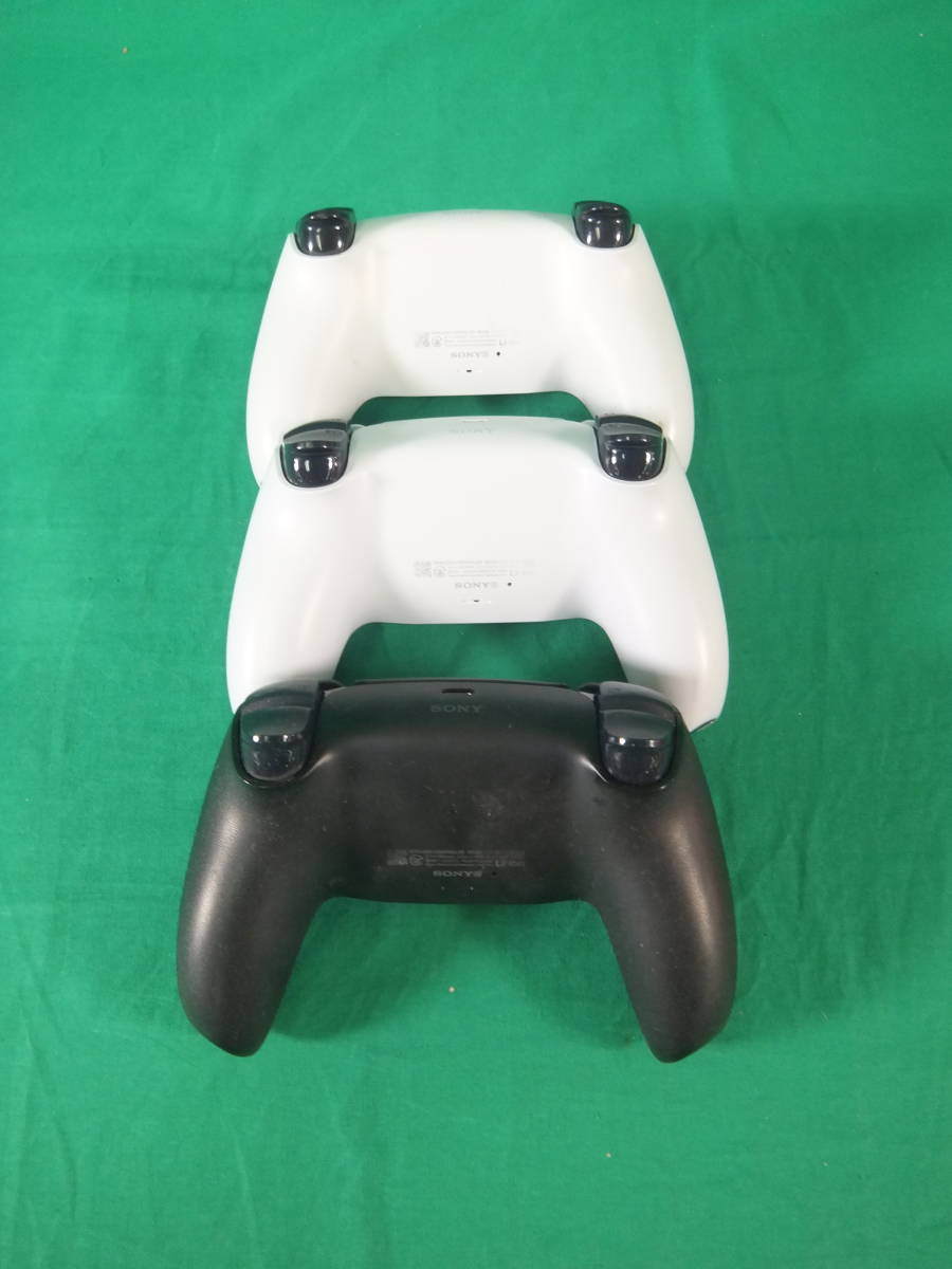 61/Q415☆ジャンク品☆PS5 ワイヤレス コントローラー DualSense 3個 