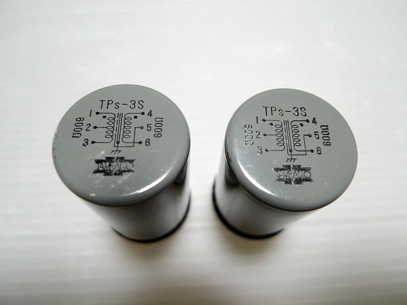 タムラ TAMURA ライントランス TPS-3S 600Ω:600Ω 2個セット タムラ TAMURA ライントランス TPS-3S 600Ω:600Ω 2個セット