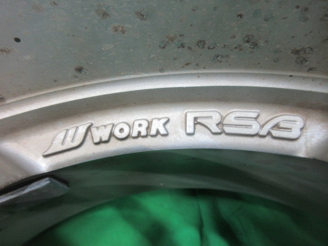 WORK ワーク RSβ シルバー？ 15インチ 15X6.5J+42 PCD100 4H アルミ