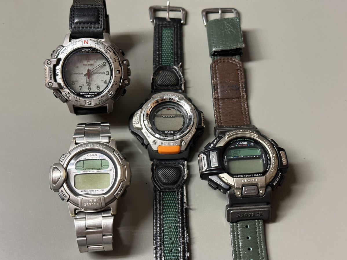 1円〜CASIO カシオ G-SHOCK / PRO TREK / ウェーブセプター / Baby-G